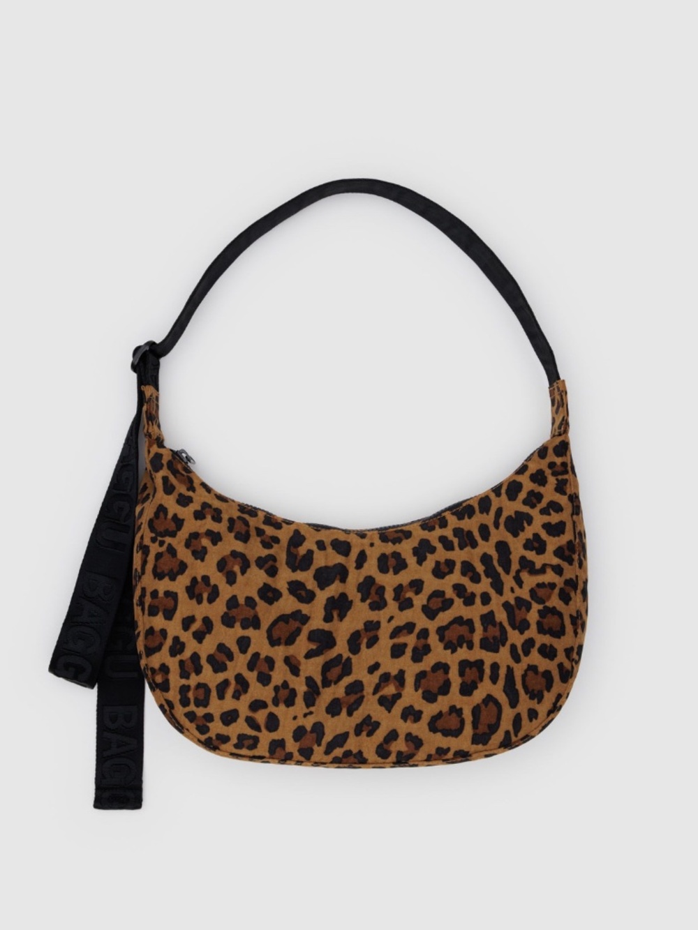 NWT Baggu Medium Nylon Crescent Bag Leopard